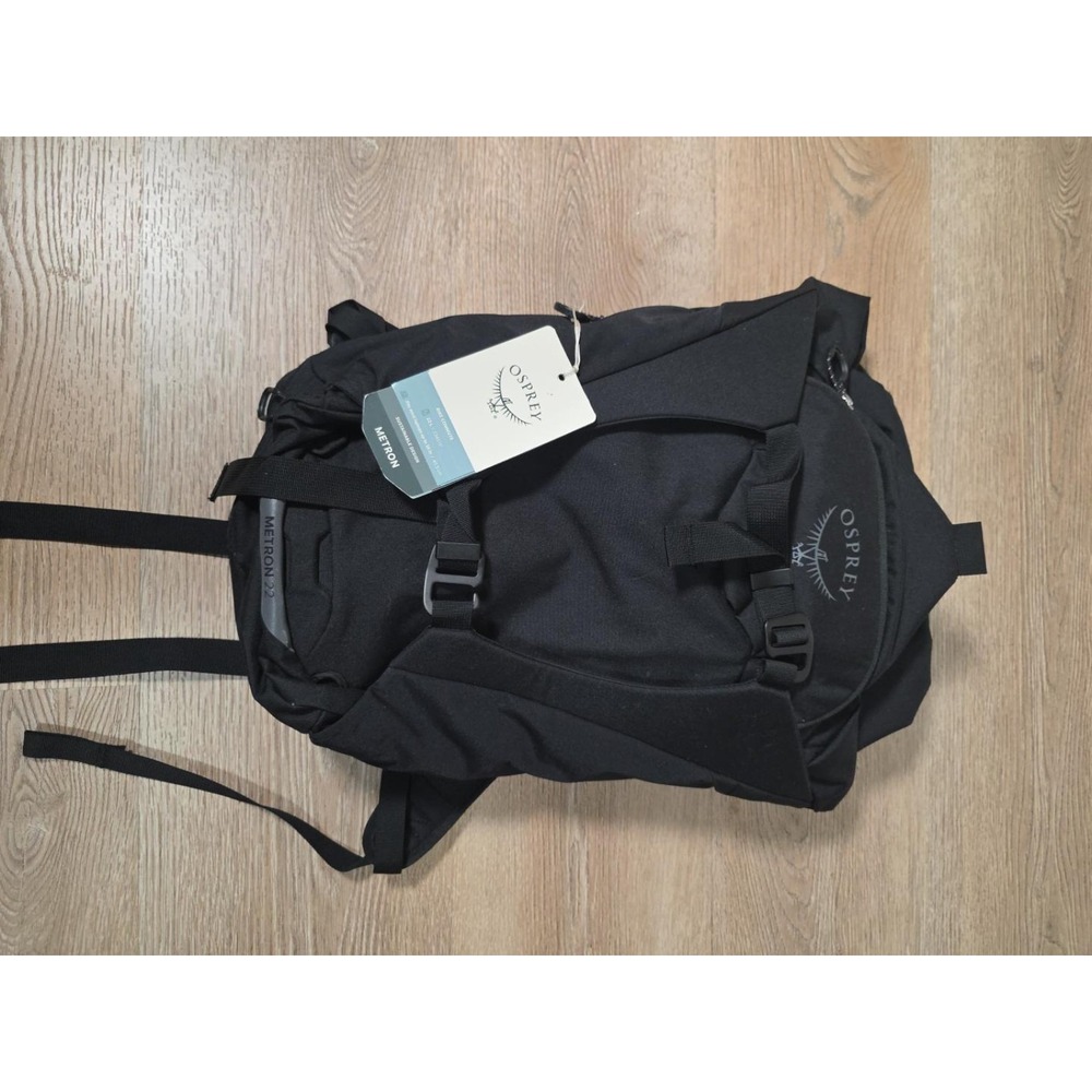 Osprey Metron 22 Bike Commuter Backpack 22L Black Laptop Bag New With Tags